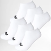 Adidas Trefoil Liner 6 pairs (White)-IJ5623