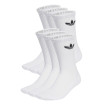 Adidas Trefoil Cushion Crew Socken 6 ζεύγη (Λευκό)-IJ5619