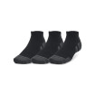 Under Armour Performance Tech Low Cut Socks 3 Pairs (Black)-1379504-001