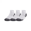 Under Armour Performance Tech Low Cut Socks 3 Pairs (White)-1379504-100