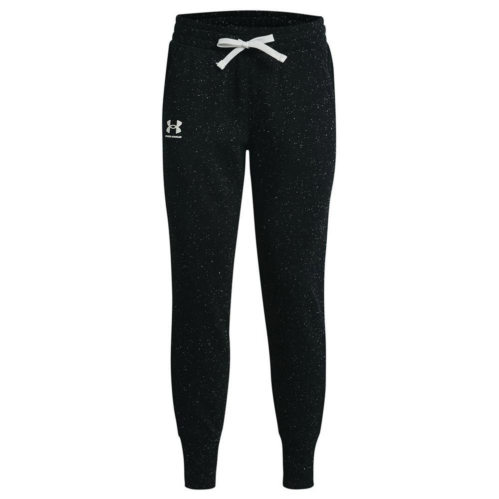 Under Armour Girls Rival Fleece Joggers (Black White Pink) Large Girls -  Central Sports
