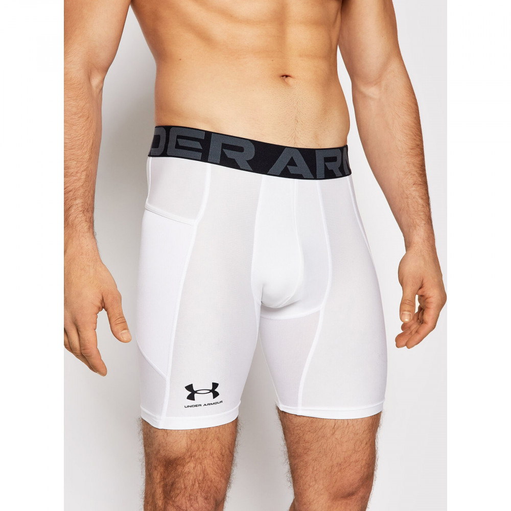 (White)1361596-100 Under Armour Shorts Armour HeatGear Compression
