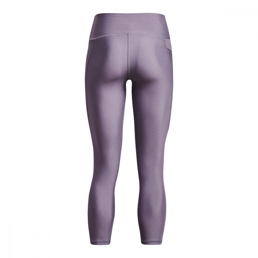 Under Armour Women's HeatGear Armour High Waisted Shine Ankle Crop, Level  Purple (569)/Metallic Silver, XX-Large, Pants -  Canada