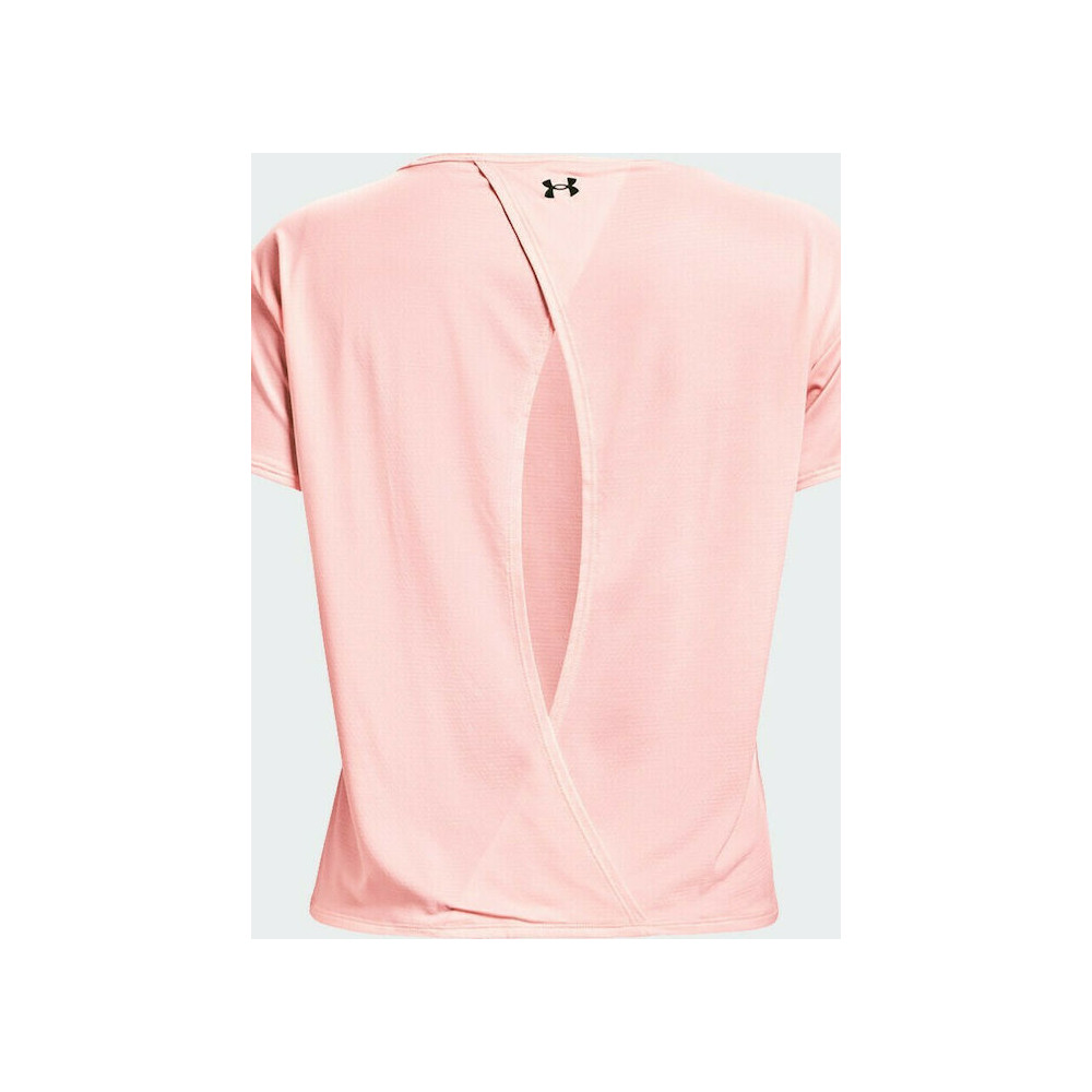 Under Armour Women's Tech Short Sleeve V-Neck Shirt, Pink Sugar -  1384227-652