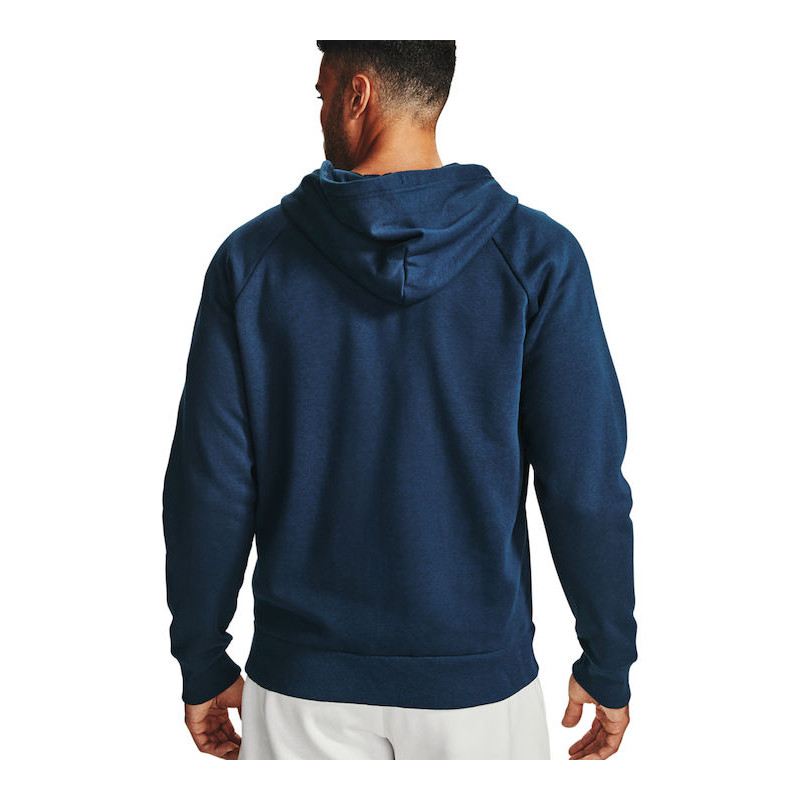 Under Armour Felpa Zip/Capp Blu 1302290-410 - Acquista online su Sportland